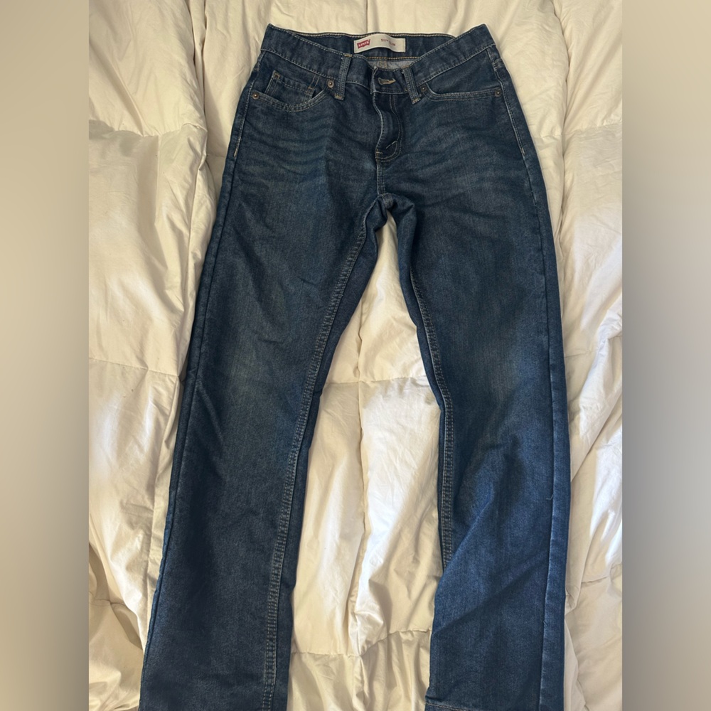 Levi's Dark Blue Straight Jeans
